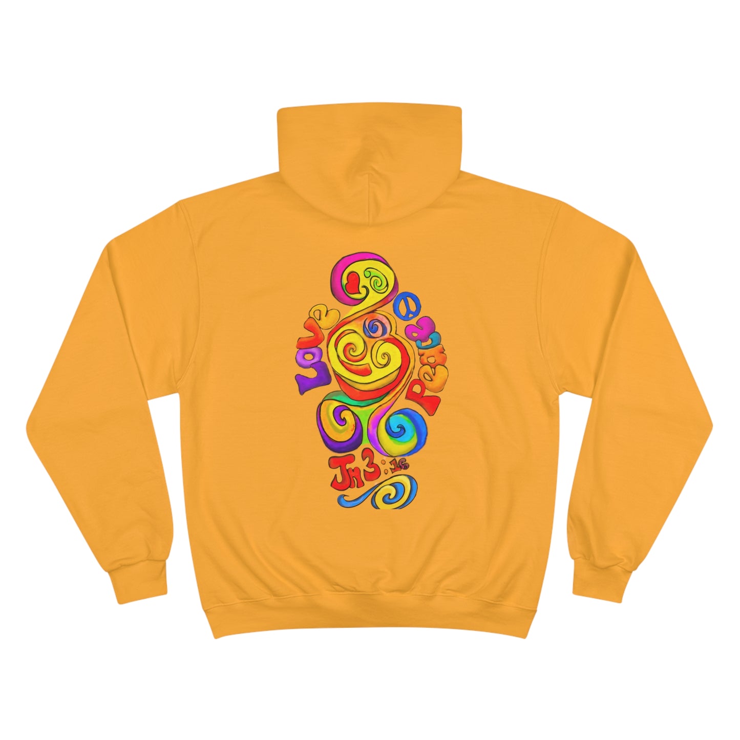 Groovy Love & Peace Champion Hoodie