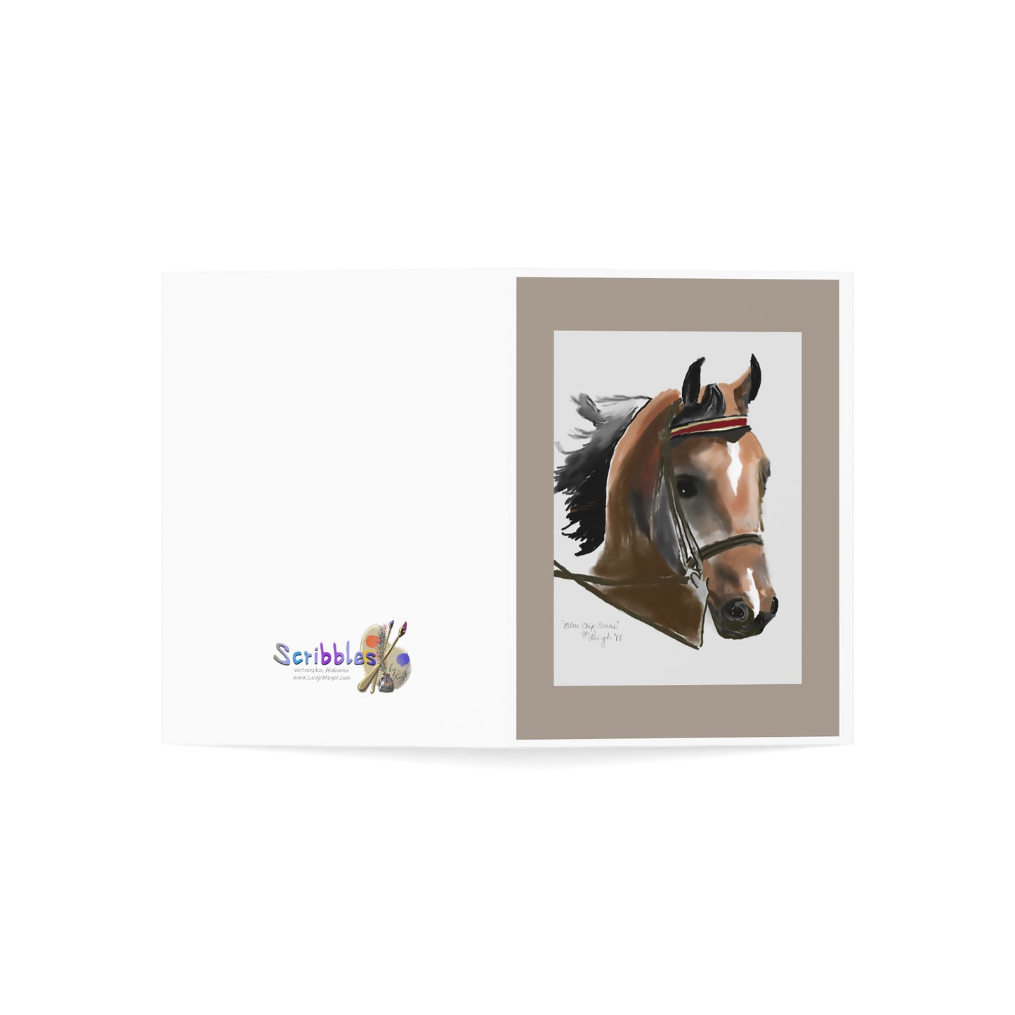 Blue Chip Socks Notecards