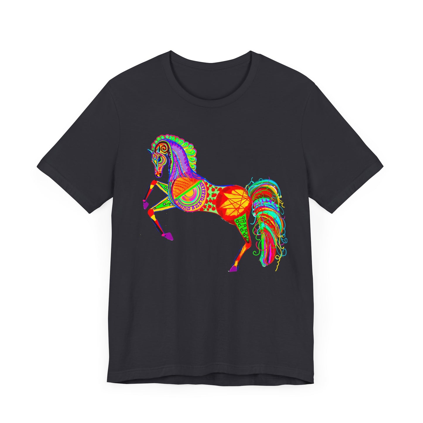 Colorful Horses  of the Promise Unisex Tee - Vibrant Equine Artwork for Horse Lovers