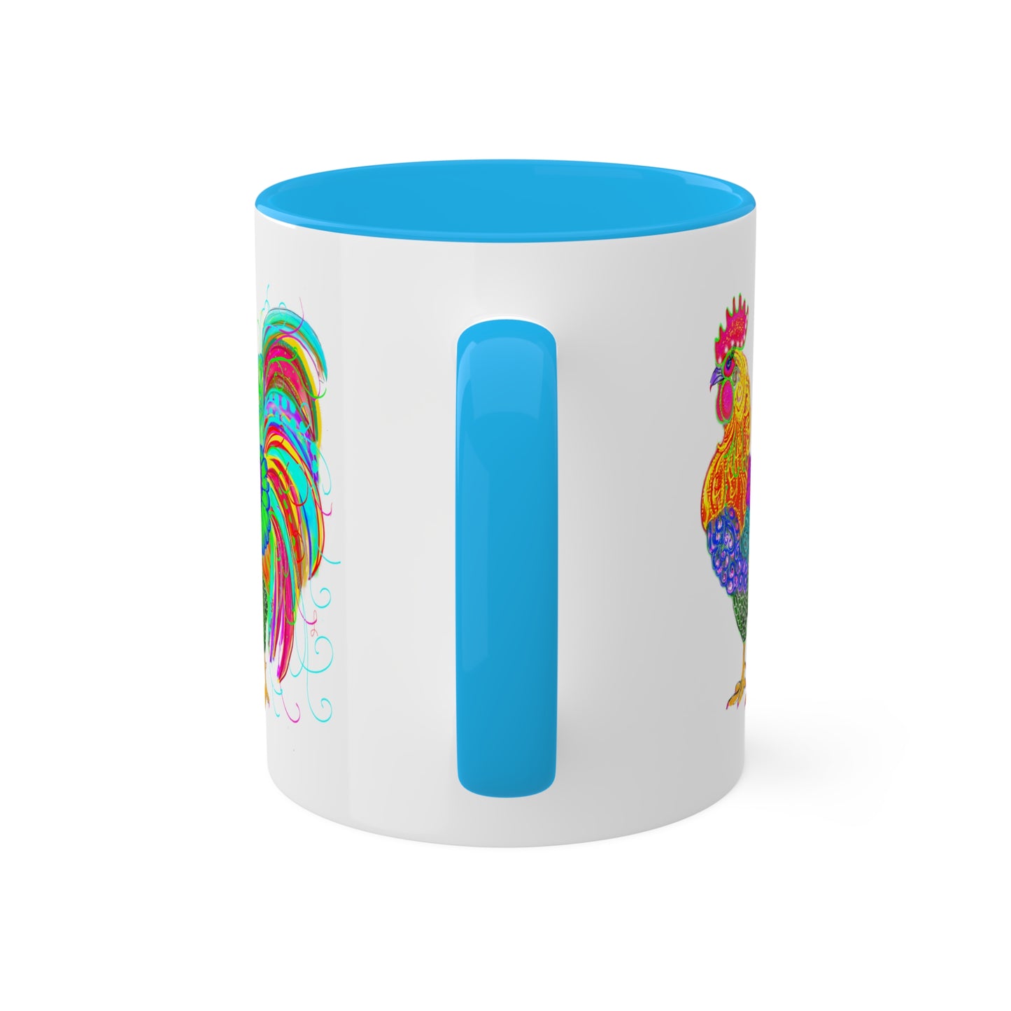 Rooster's Ruse - Colorful Mugs, 11oz