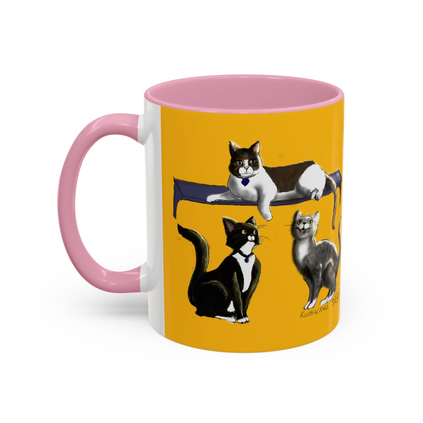 Kostial Katz Colorful Mugs (11oz, 15oz)