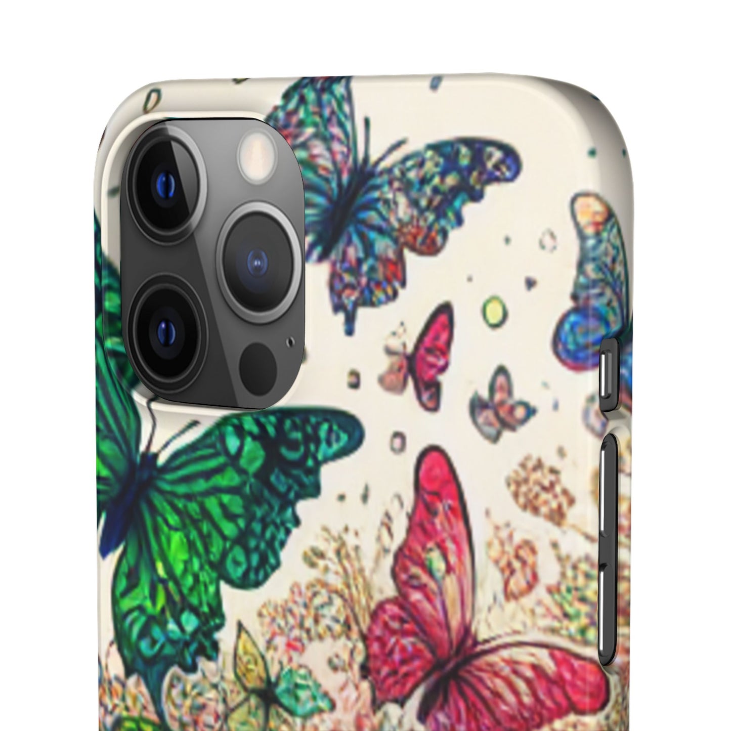 Colorful Butterfly Snap Cases, Over 50 types of Phone Covers, Floral Design, Spring Decor, Eco-Friendly Gift