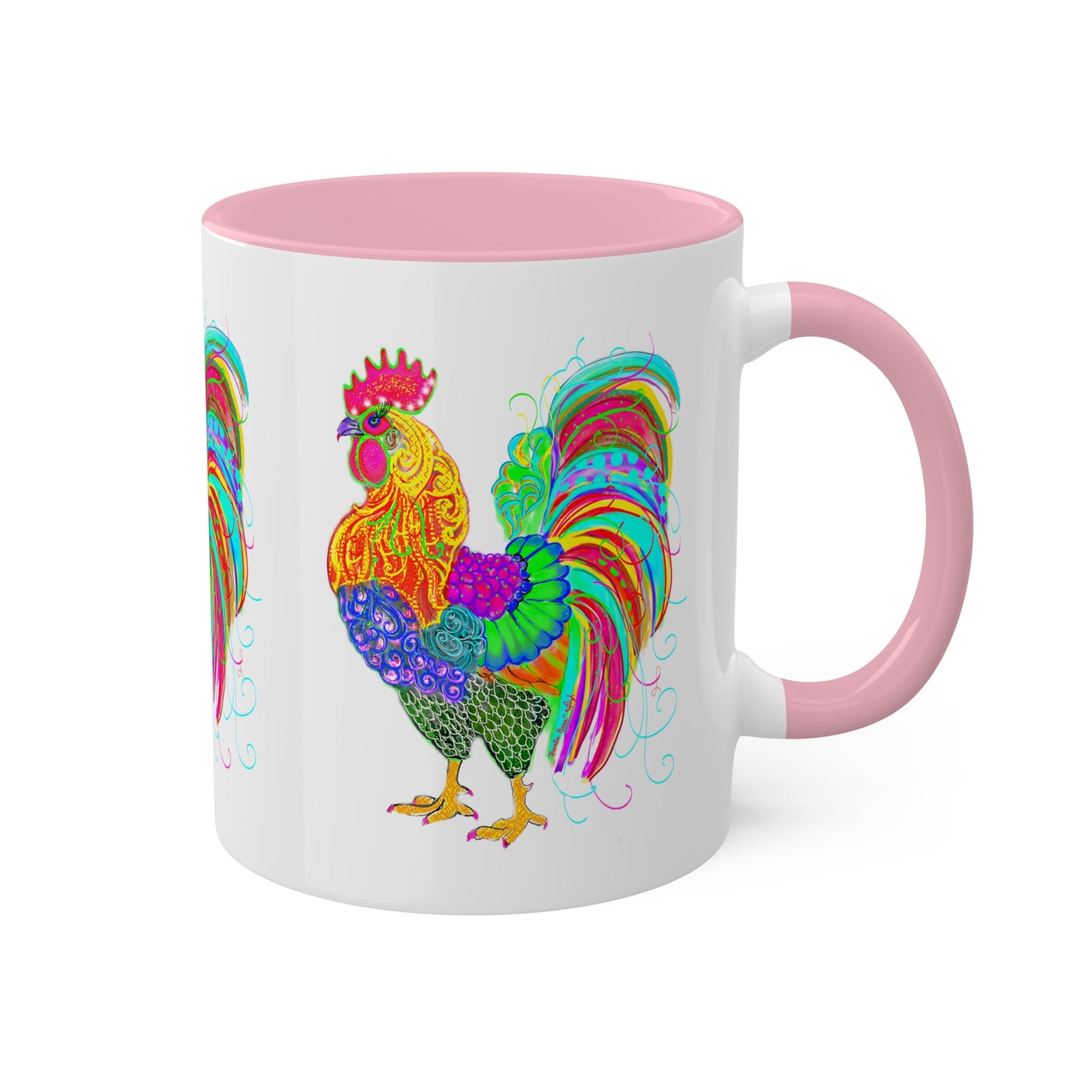 Rooster's Ruse - Colorful Mugs, 11oz