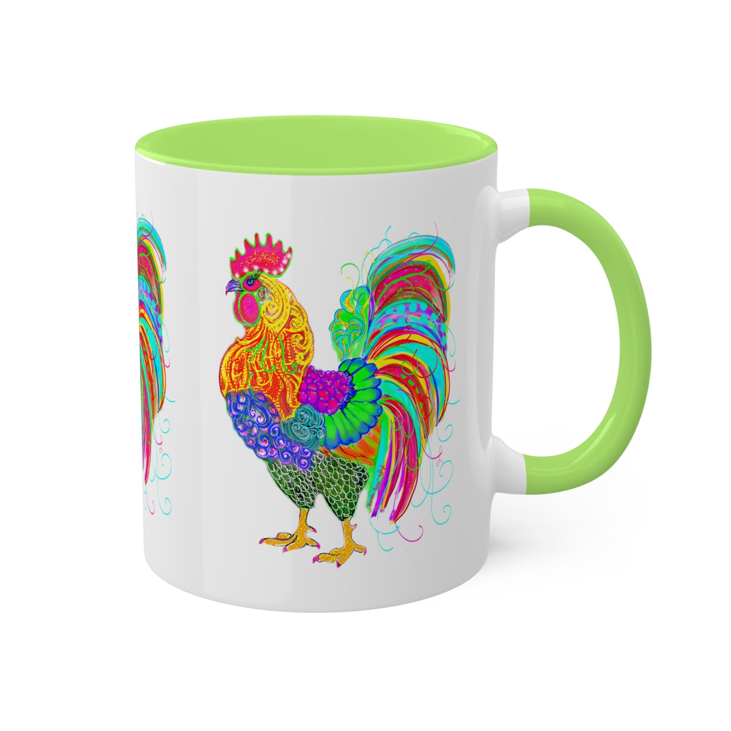 Rooster's Ruse - Colorful Mugs, 11oz