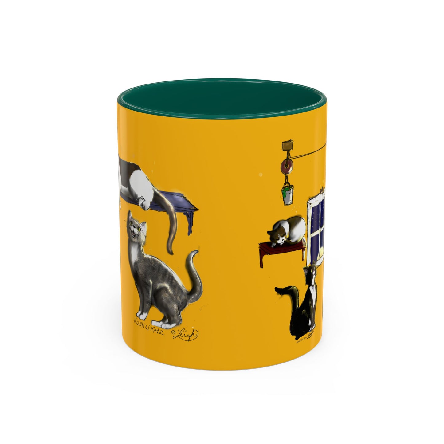 Kostial Katz Colorful Mugs (11oz, 15oz)