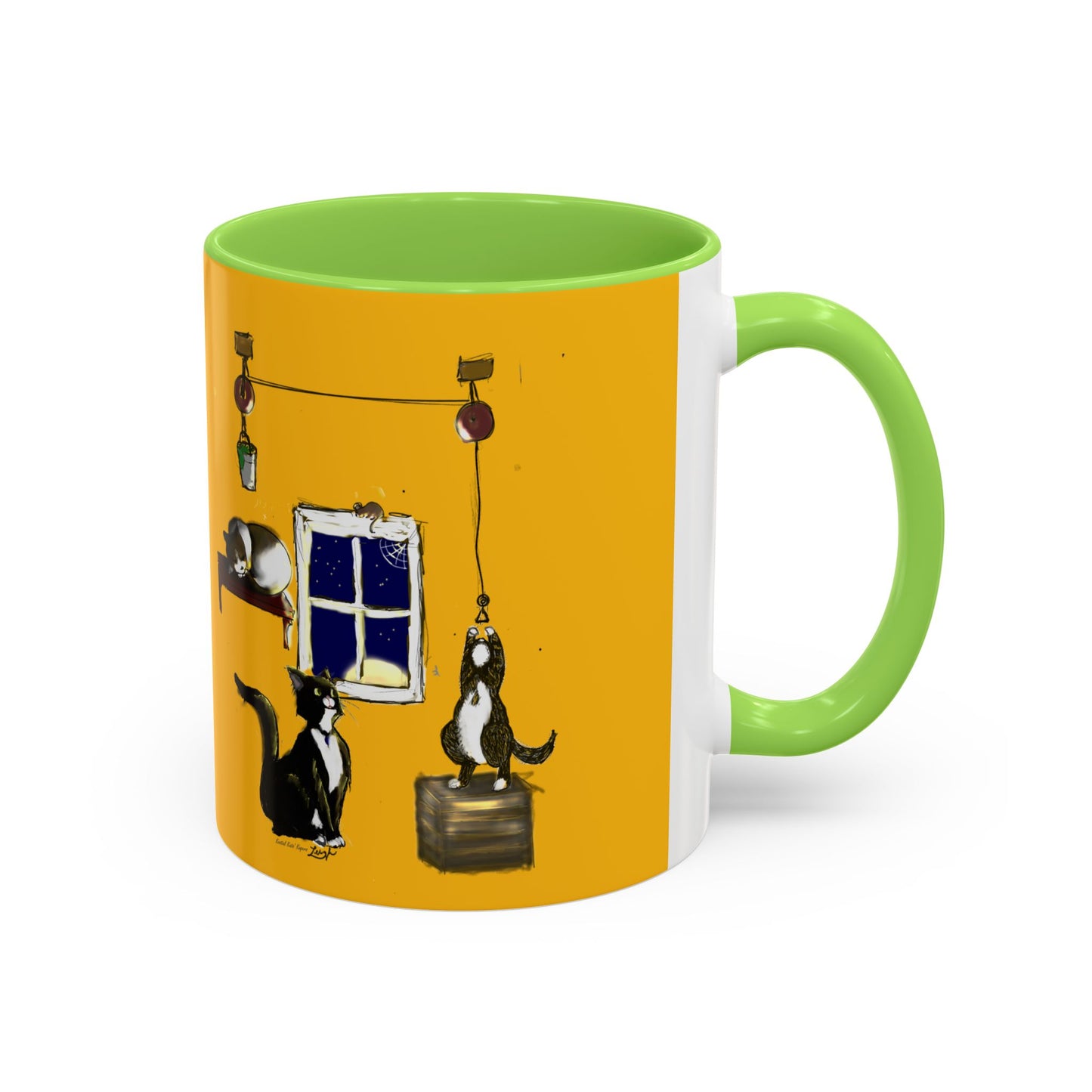 Kostial Katz Colorful Mugs (11oz, 15oz)