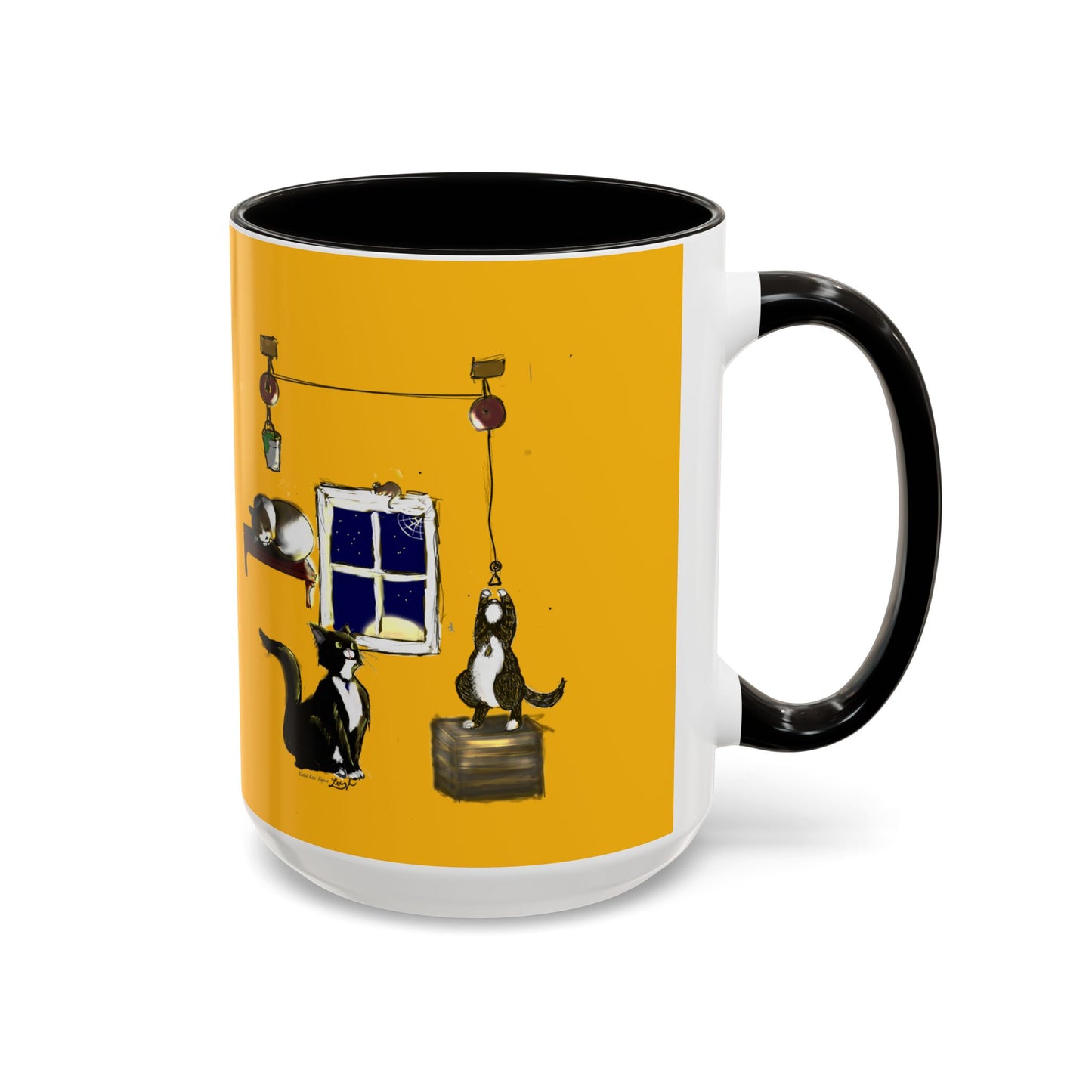 Kostial Katz Colorful Mugs (11oz, 15oz)