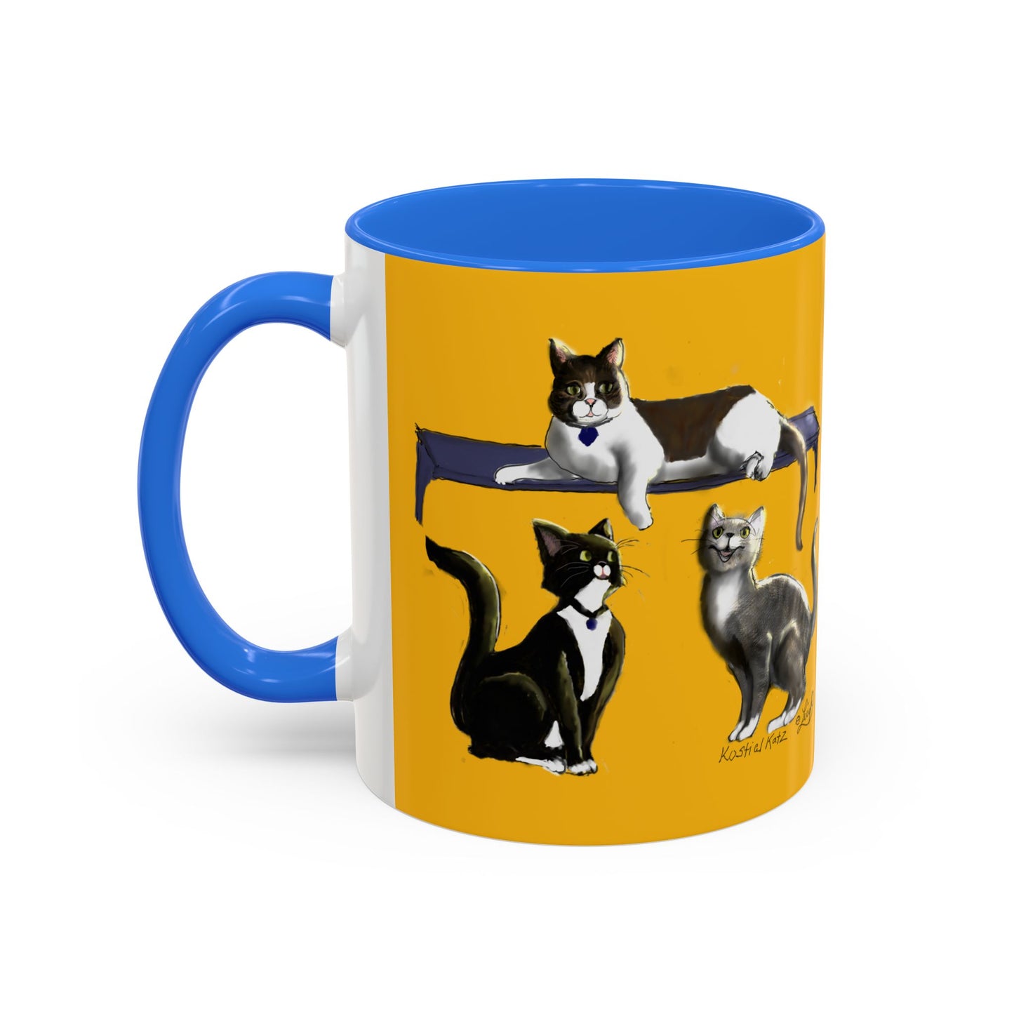 Kostial Katz Colorful Mugs (11oz, 15oz)