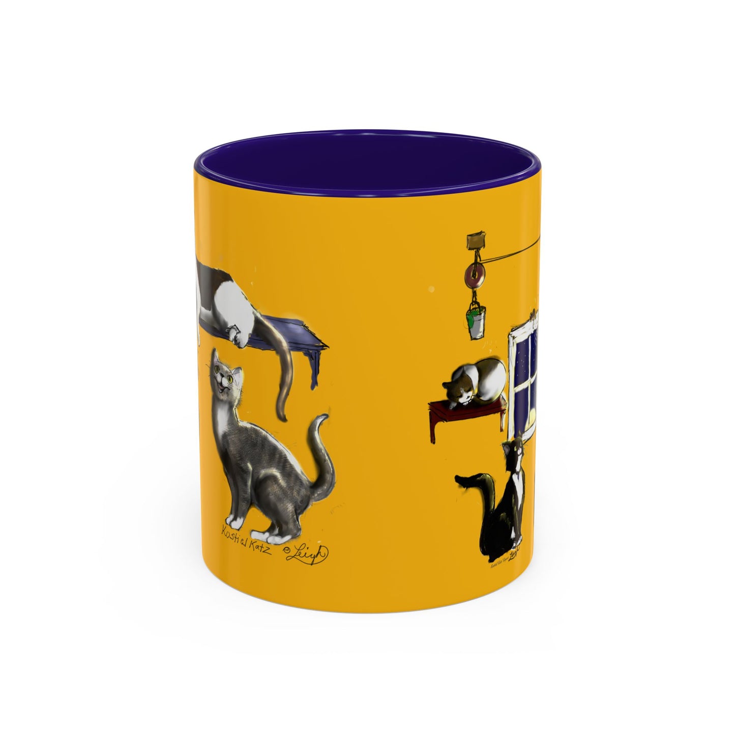Kostial Katz Colorful Mugs (11oz, 15oz)