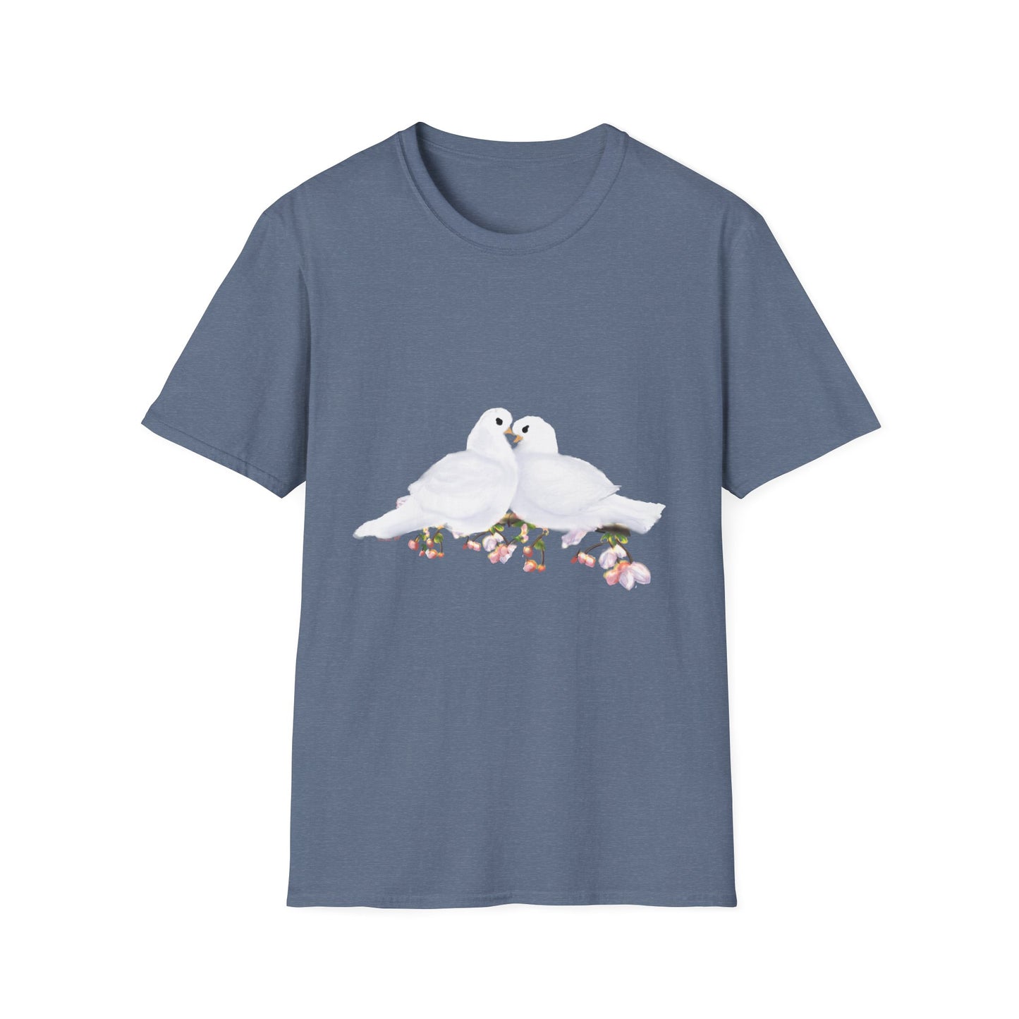 Pure Peace -  Softstyle Tee, Bird Lover Gift, Couples Matching Shirt, Spring Fashion Top, Casual Wear