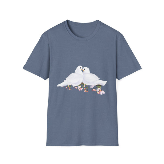 Pure Peace -  Softstyle Tee, Bird Lover Gift, Couples Matching Shirt, Spring Fashion Top, Casual Wear