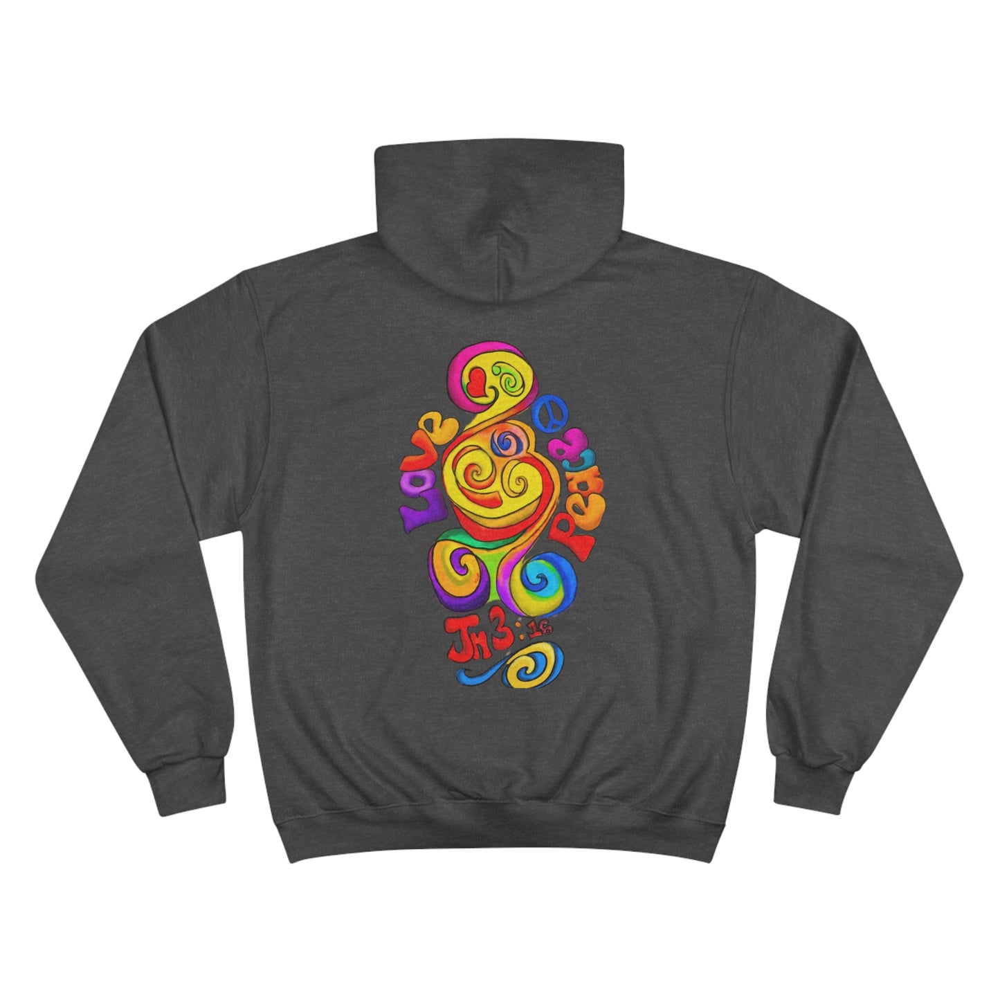 Groovy Love & Peace Champion Hoodie