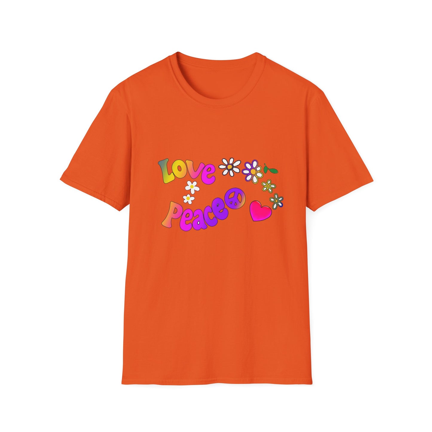 Love and Peace Unisex Softstyle T-Shirt