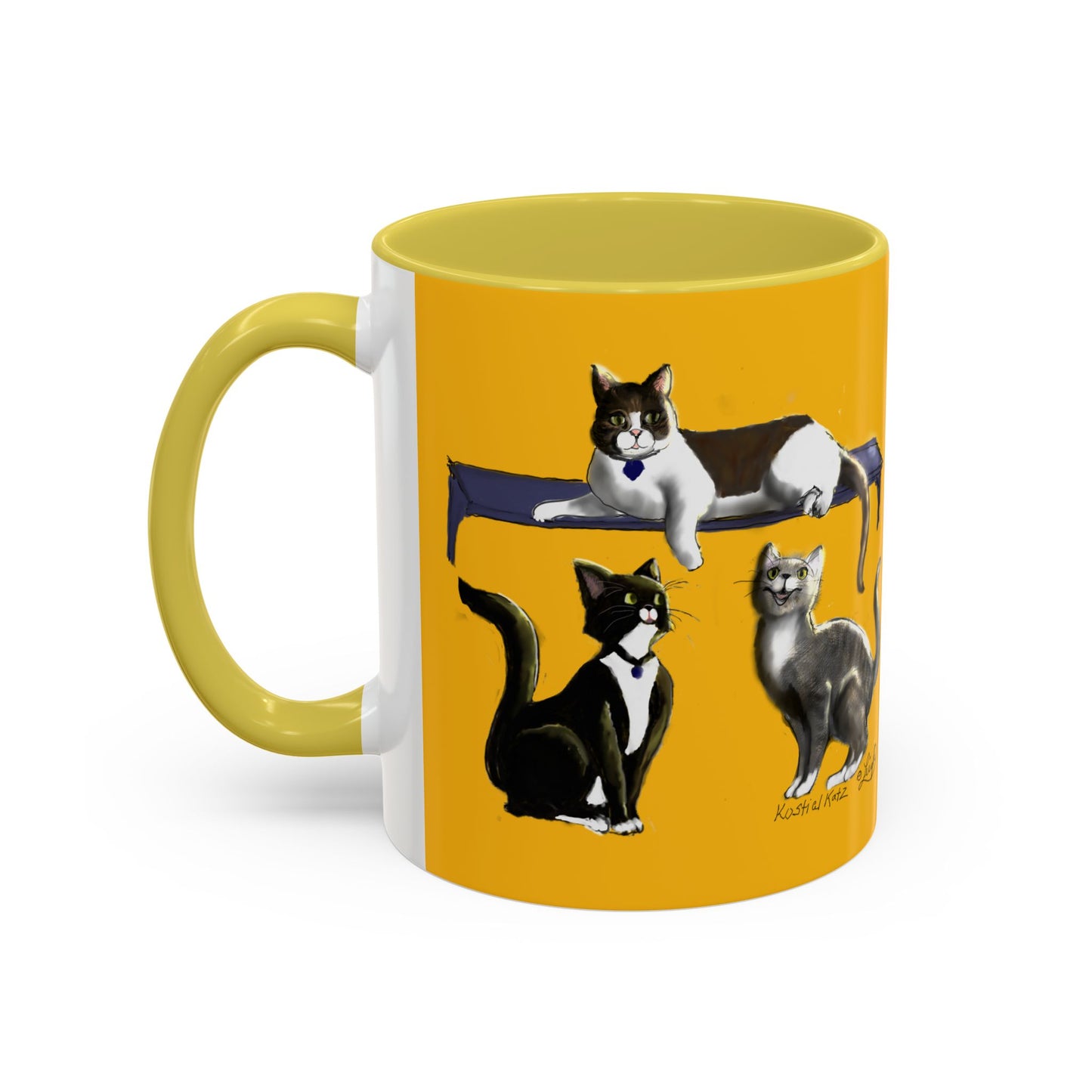 Kostial Katz Colorful Mugs (11oz, 15oz)