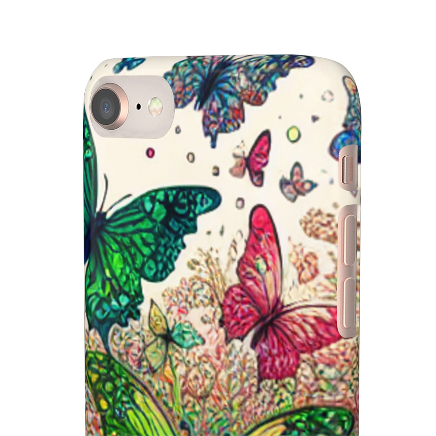 Colorful Butterfly Snap Cases, Over 50 types of Phone Covers, Floral Design, Spring Decor, Eco-Friendly Gift