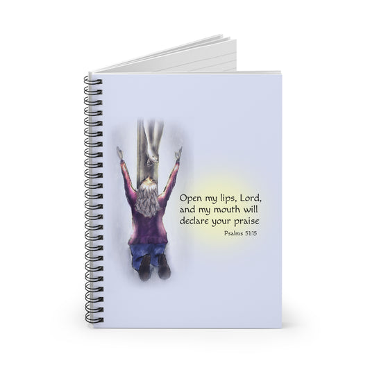 Only You, Jesus - Inspirational Spiral Notebook - Faith Journaling, Christian Gift, Prayer Journal, Religious Keepsake, Bible Study Diary