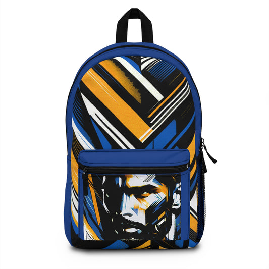 Bold Artistic Backpack - Trendy School Bag, Graphic Style Backpack, Unique Gift for Artists, Backpack for Teens & Young Adults