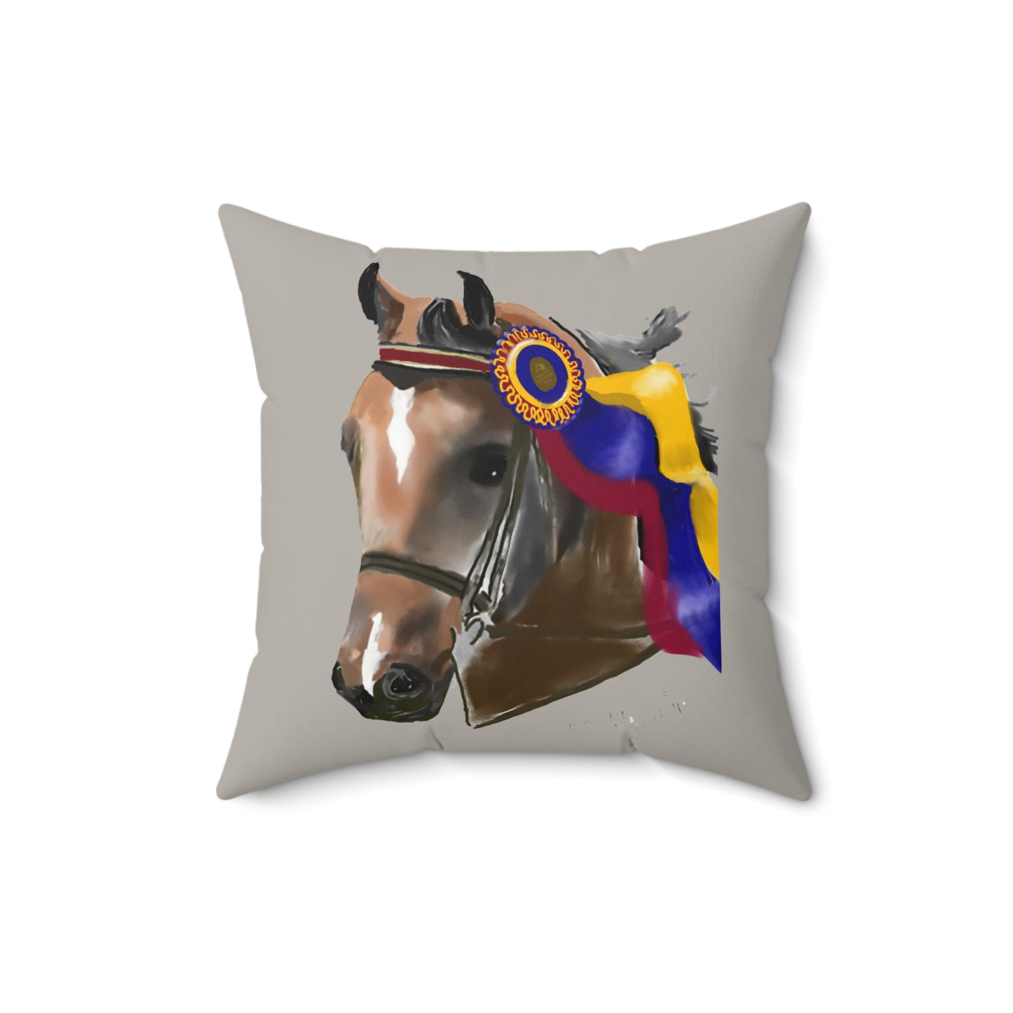 The Champion - Spun Polyester Square Pillow