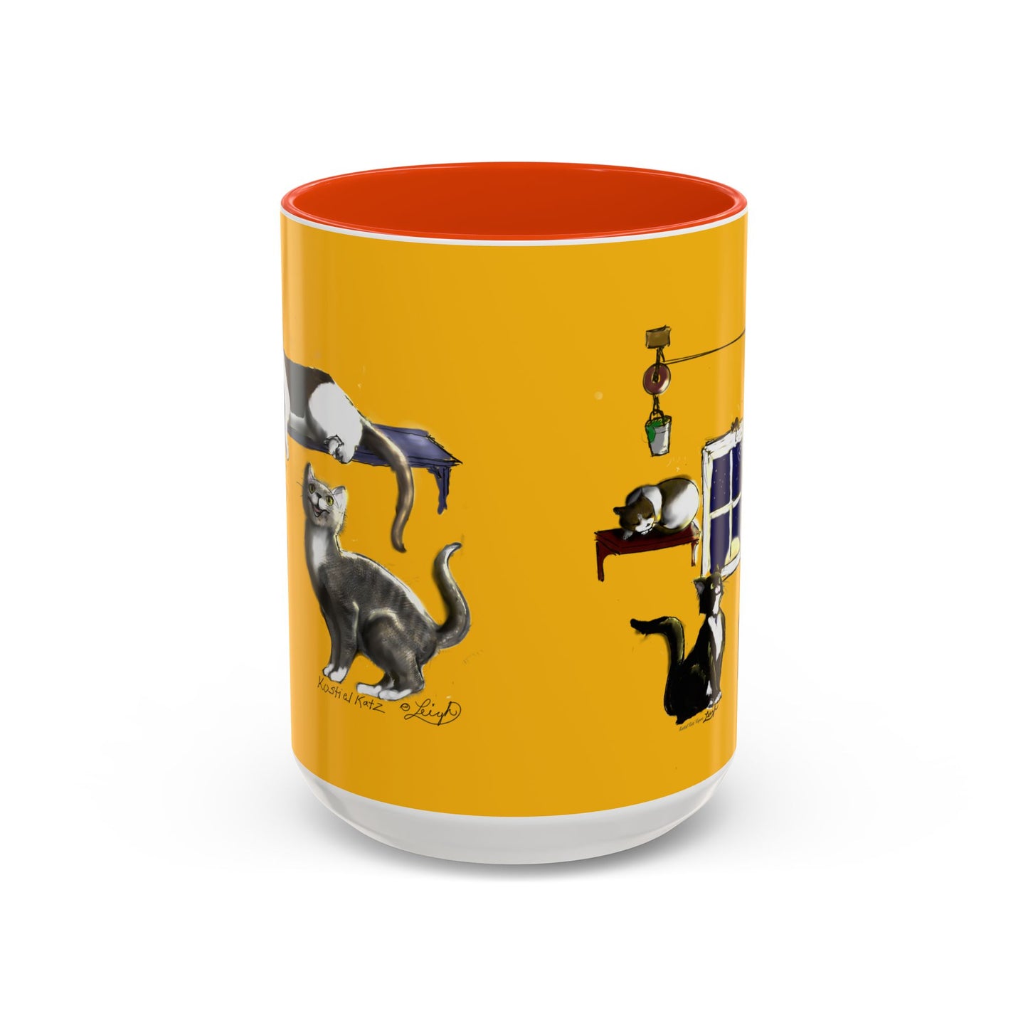Kostial Katz Colorful Mugs (11oz, 15oz)