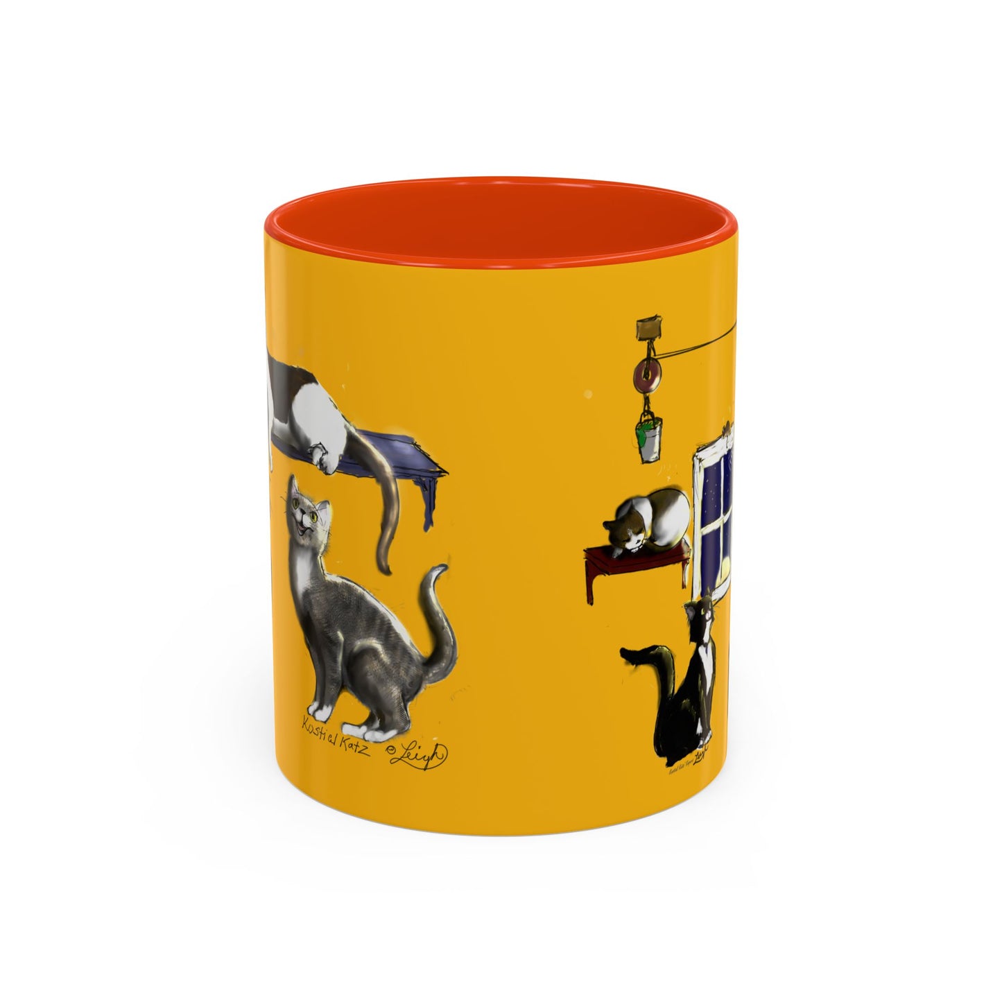 Kostial Katz Colorful Mugs (11oz, 15oz)