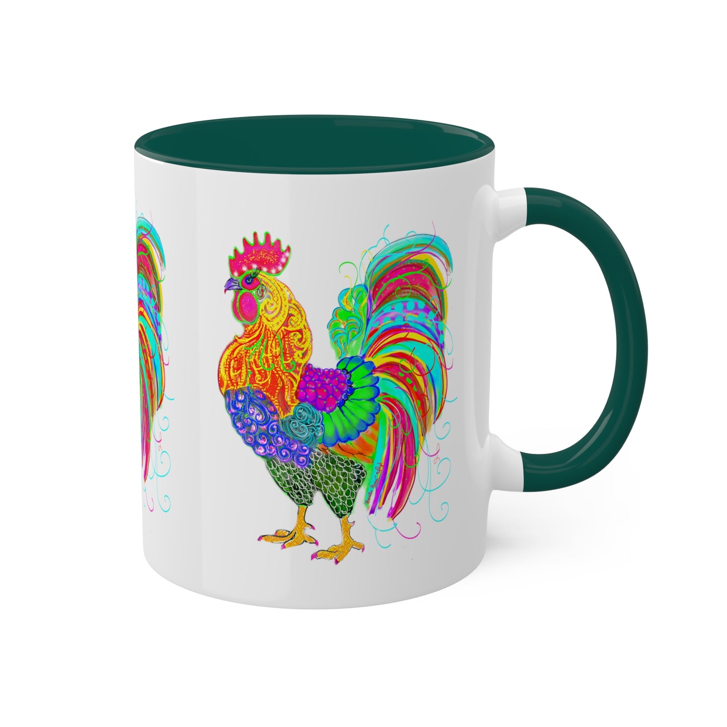 Rooster's Ruse - Colorful Mugs, 11oz