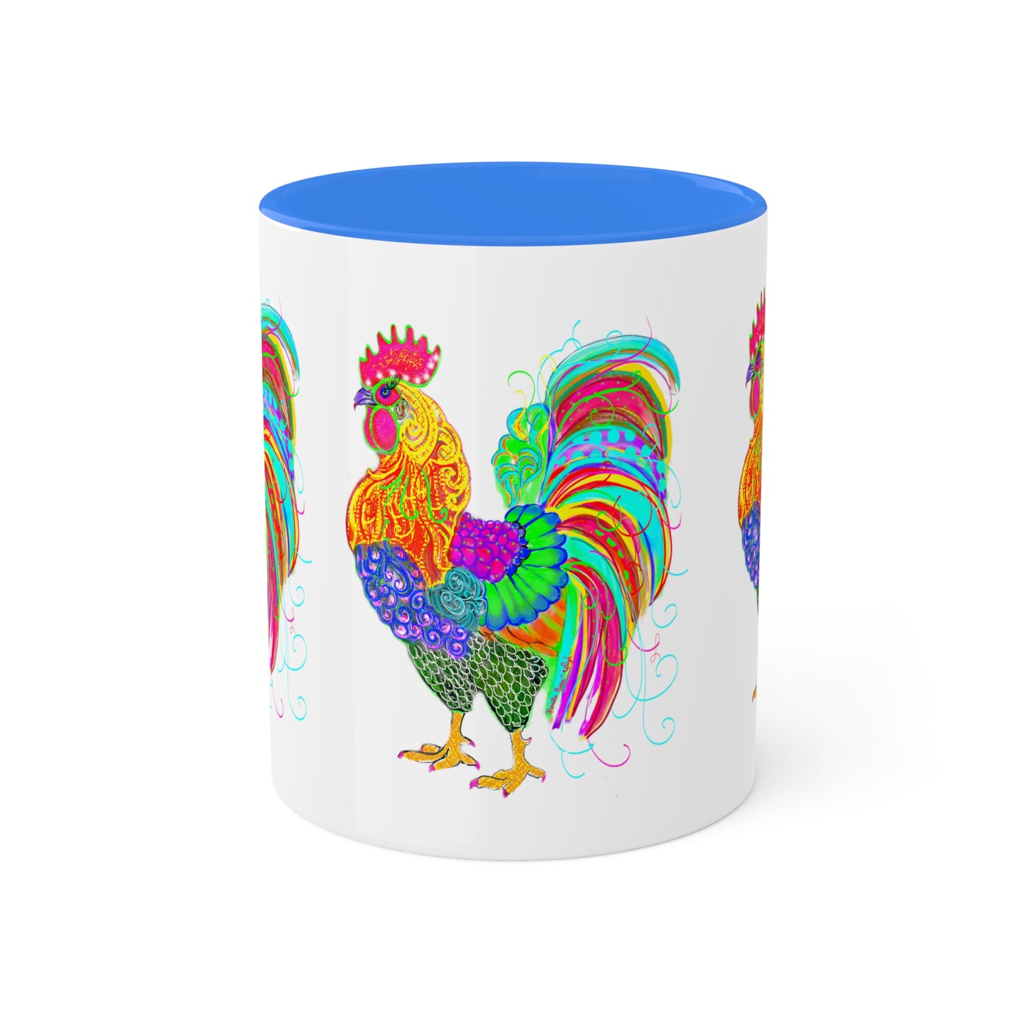 Rooster's Ruse - Colorful Mugs, 11oz