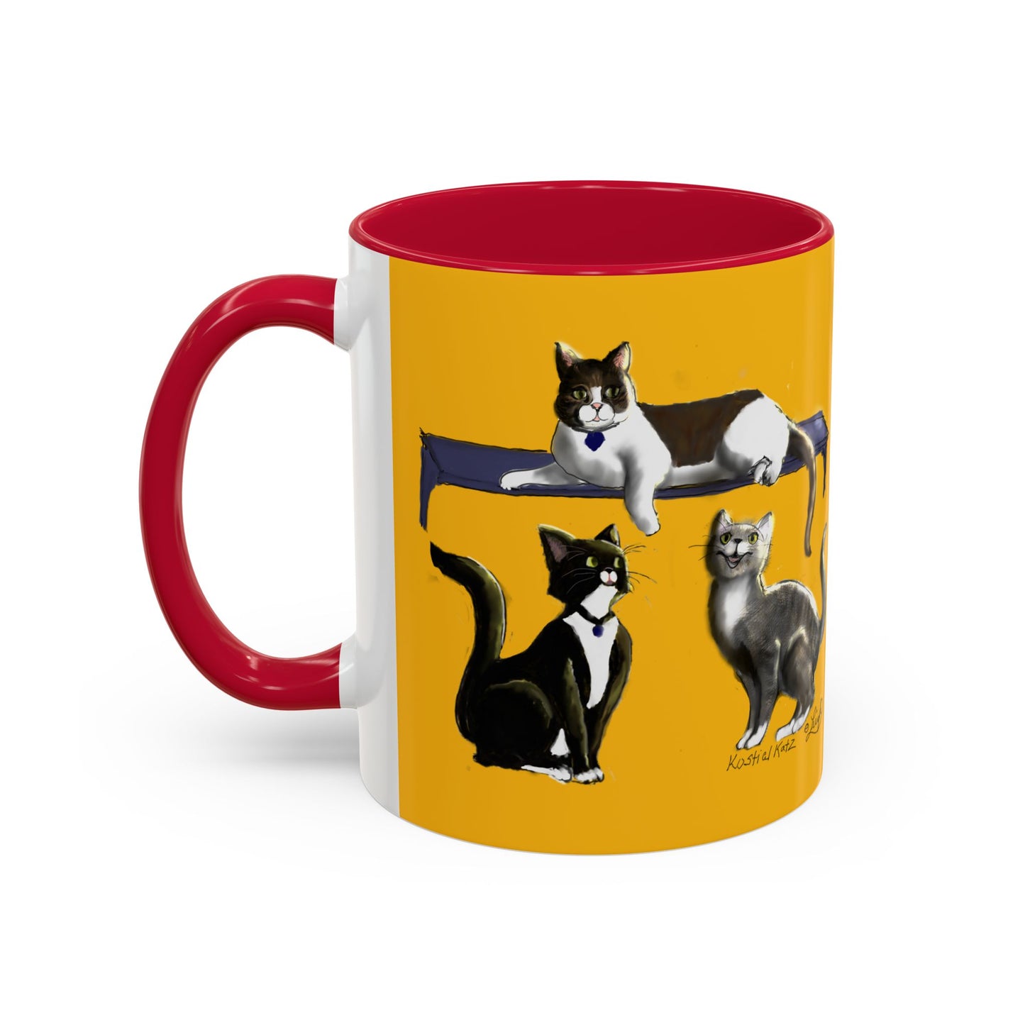 Kostial Katz Colorful Mugs (11oz, 15oz)