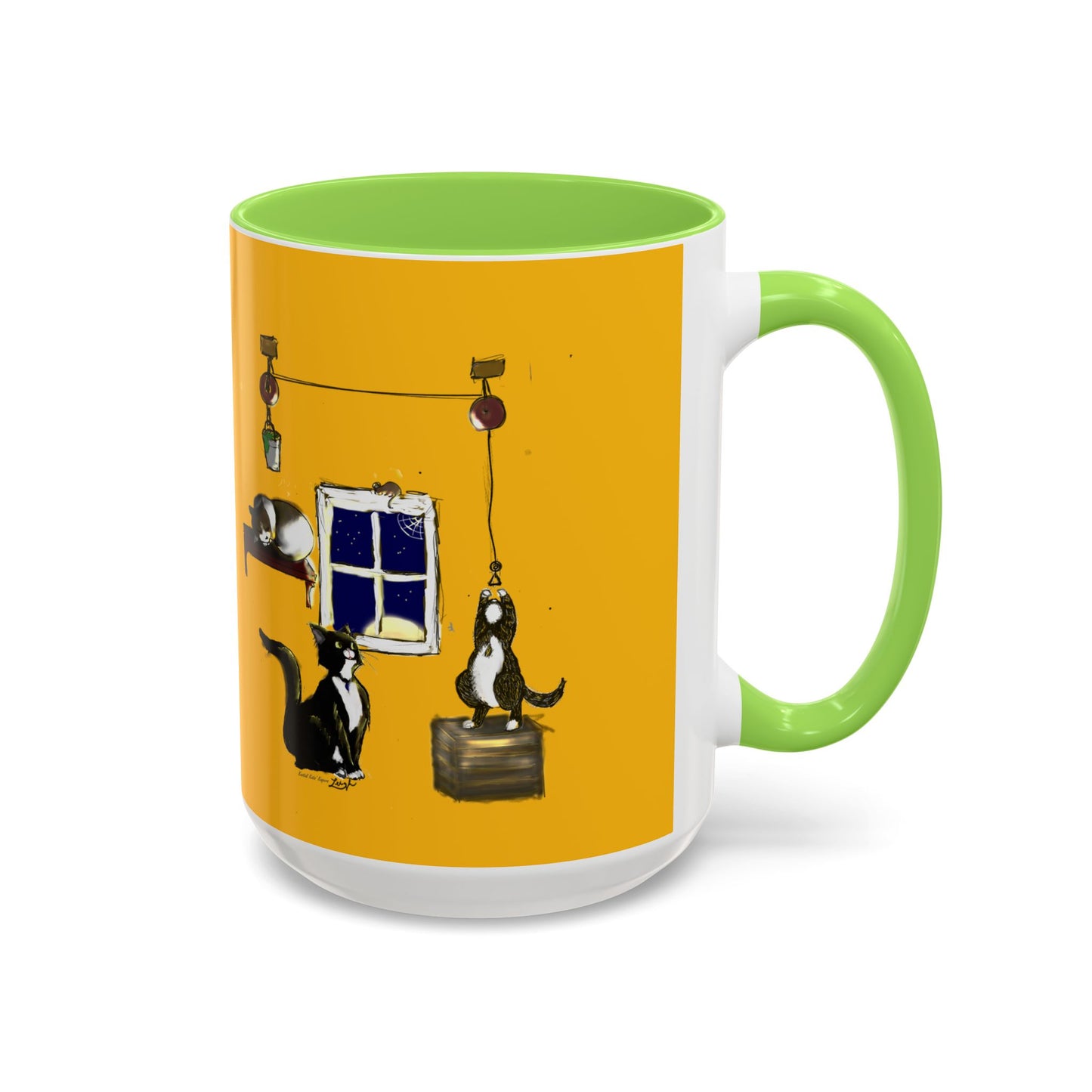 Kostial Katz Colorful Mugs (11oz, 15oz)