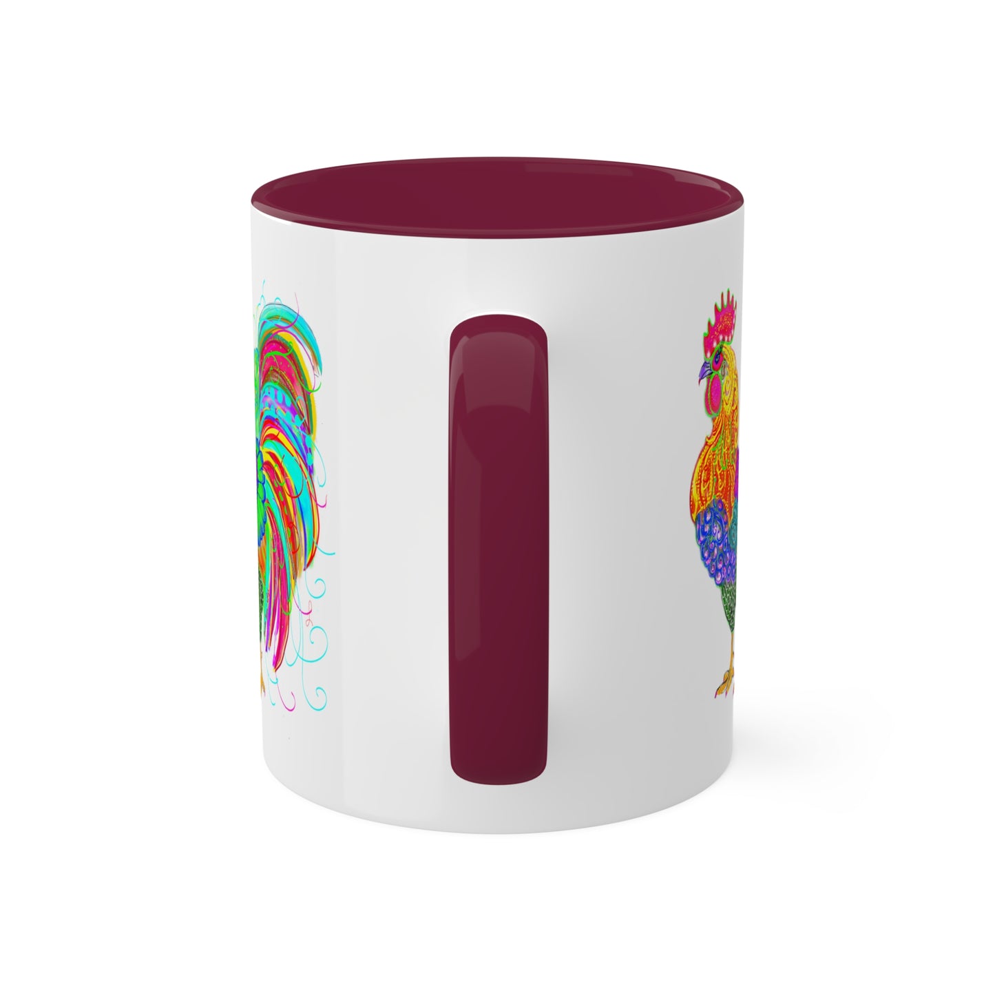 Rooster's Ruse - Colorful Mugs, 11oz