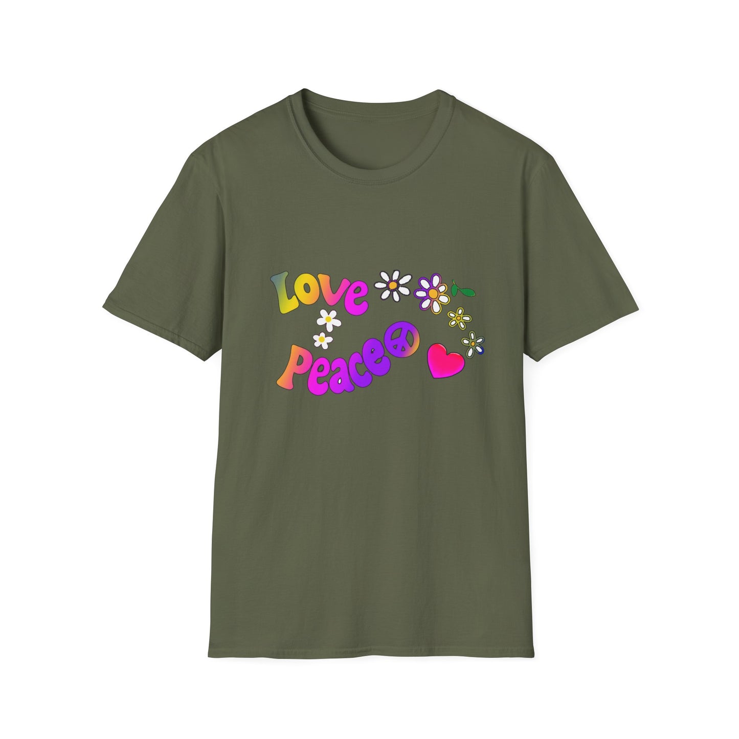 Love and Peace Unisex Softstyle T-Shirt