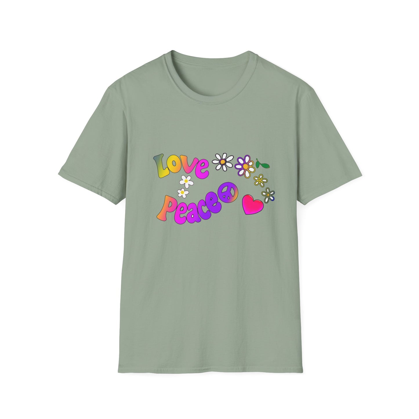 Love and Peace Unisex Softstyle T-Shirt