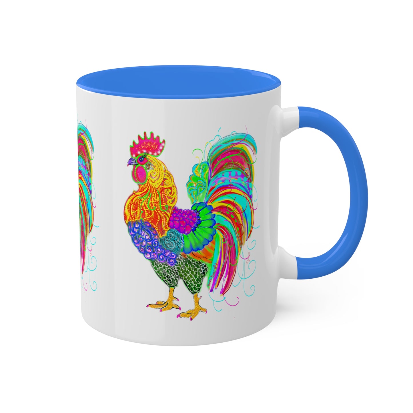 Rooster's Ruse - Colorful Mugs, 11oz