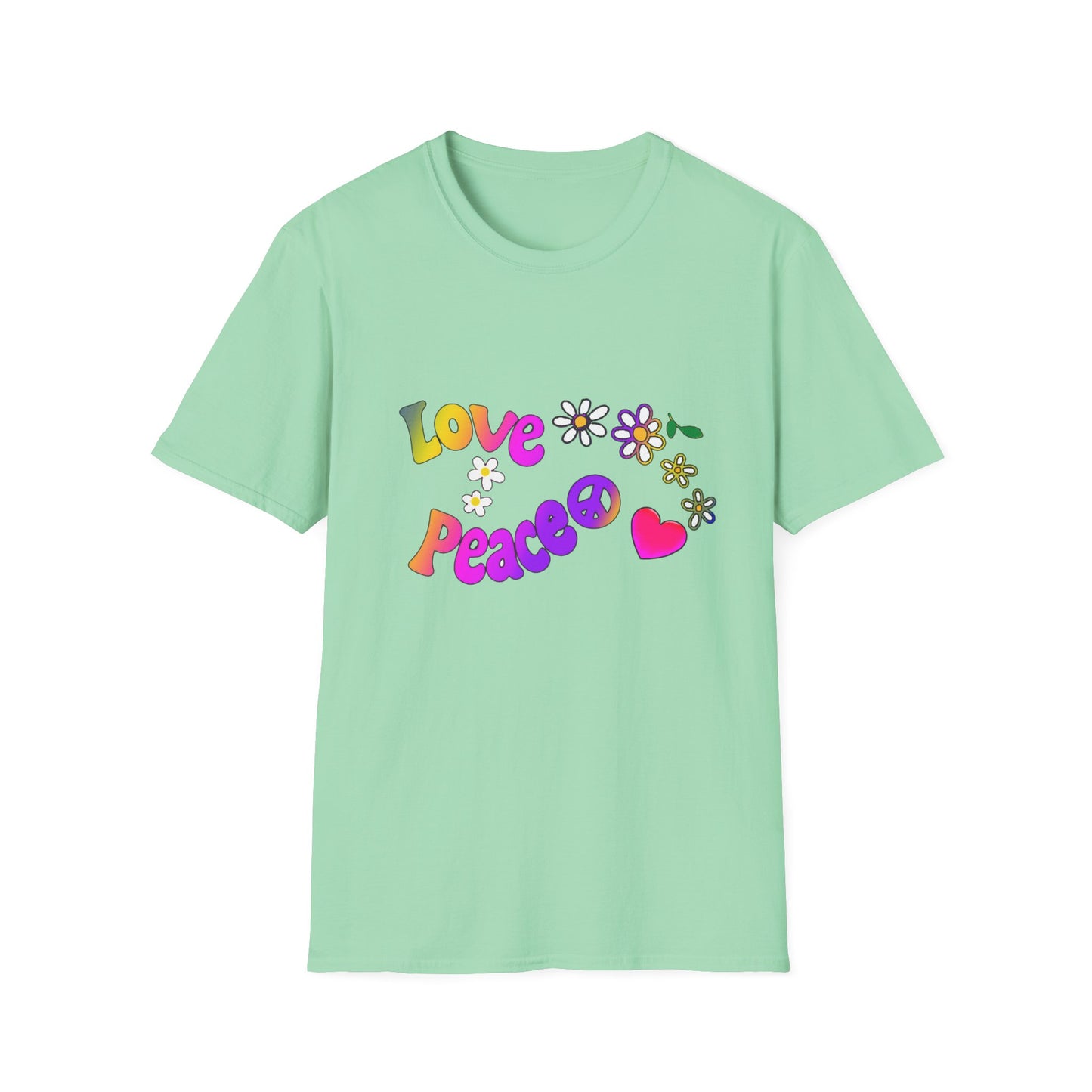 Love and Peace Unisex Softstyle T-Shirt