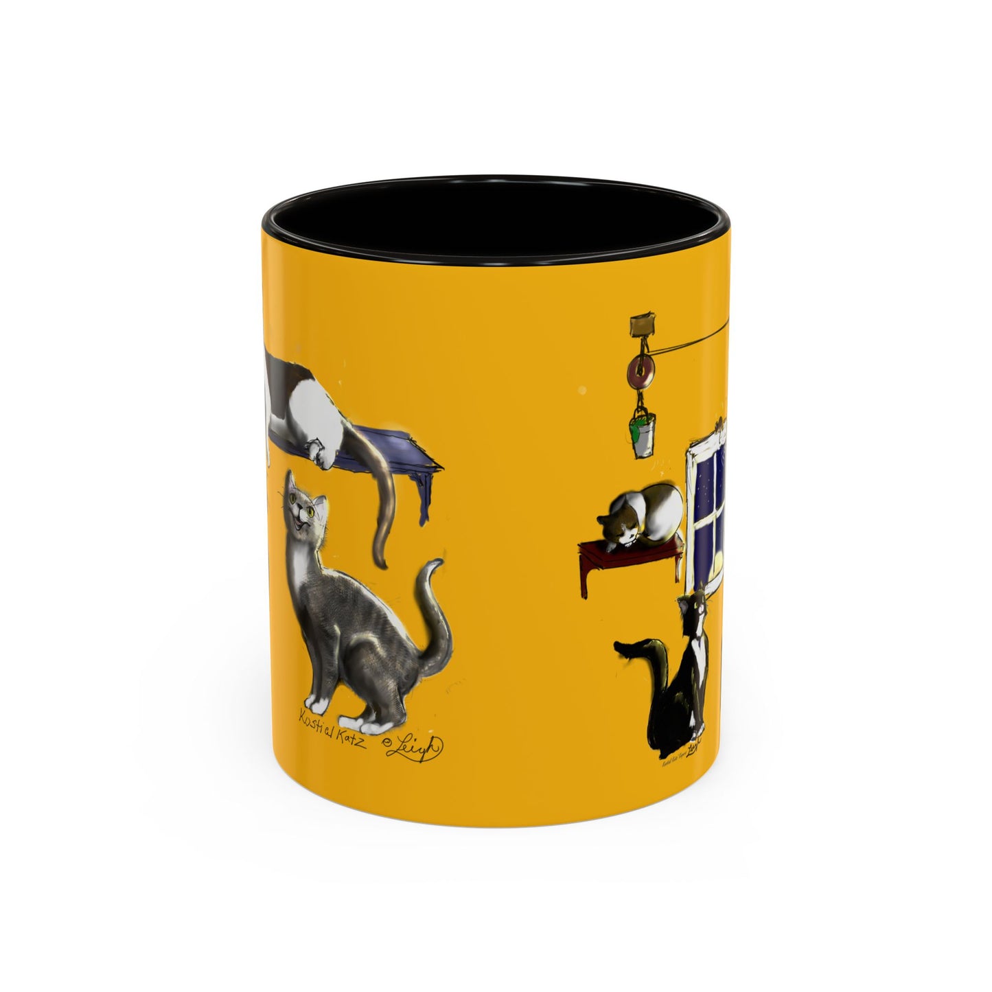 Kostial Katz Colorful Mugs (11oz, 15oz)