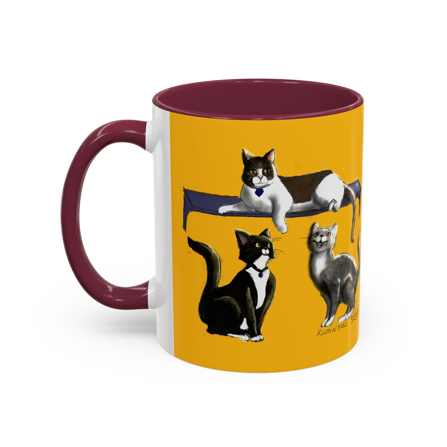 Kostial Katz Colorful Mugs (11oz, 15oz)