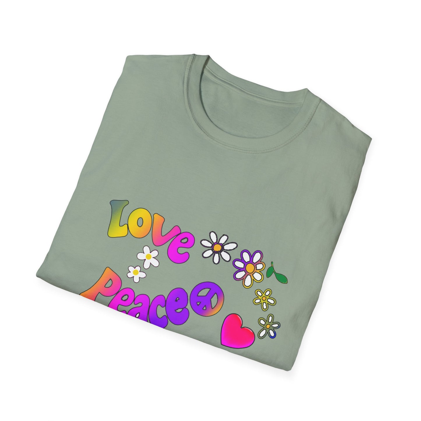 Love and Peace Unisex Softstyle T-Shirt