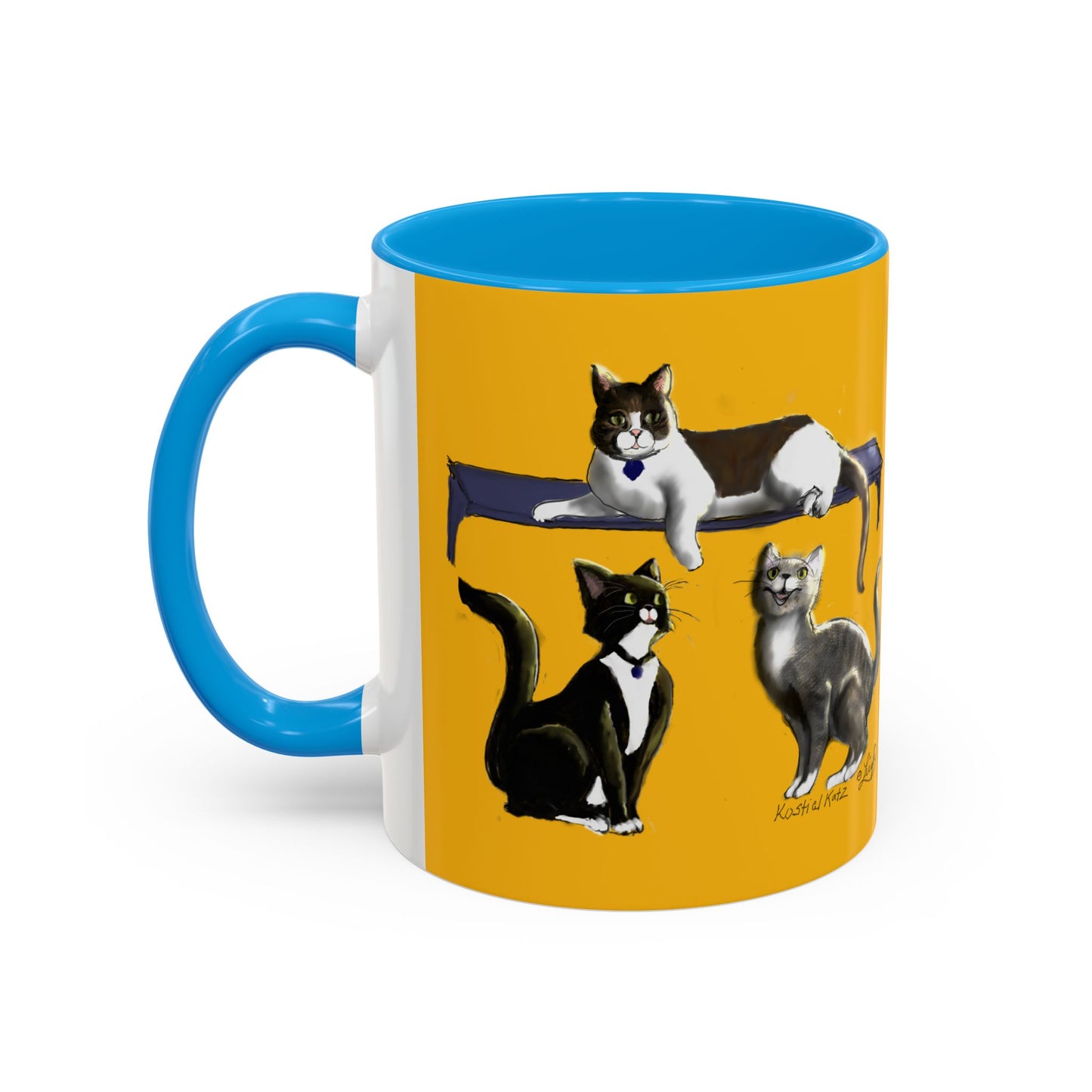 Kostial Katz Colorful Mugs (11oz, 15oz)