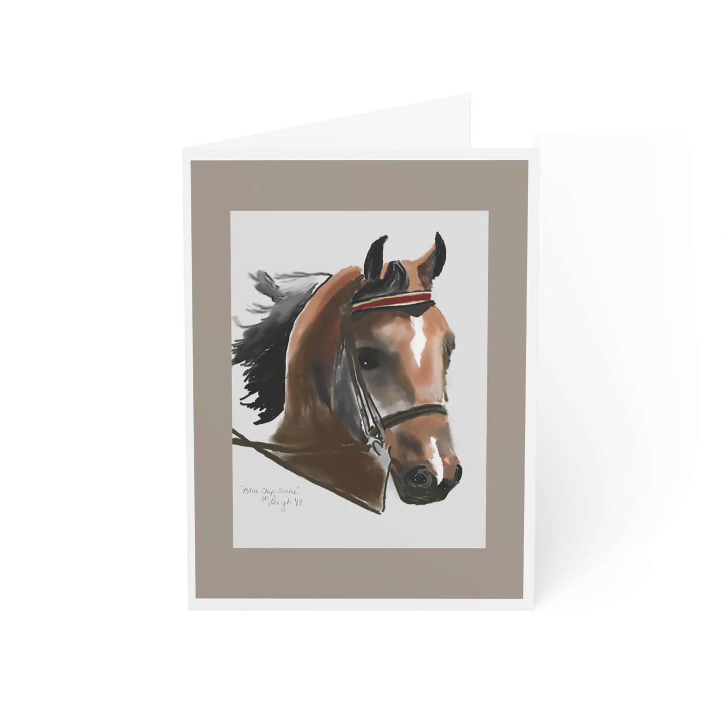 Blue Chip Socks Notecards