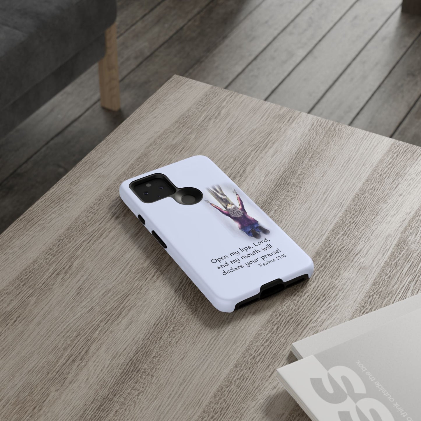 Only You, Jesus - Phone Case with Inspirational Design - Open My Lips, Lord, Christian Gift for Young Adults, Thoughtful Christian Decor, Scripture Phone Case