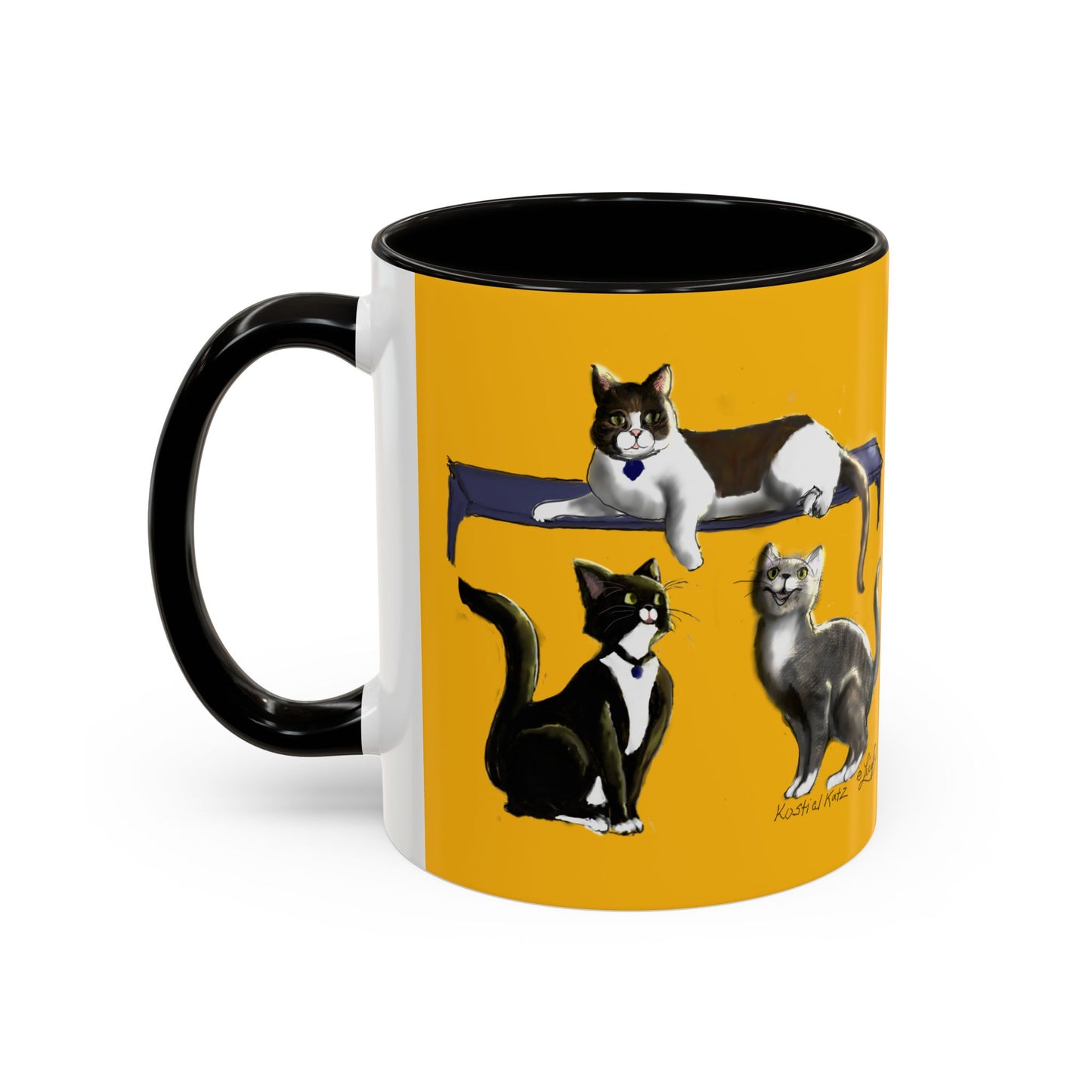 Kostial Katz Colorful Mugs (11oz, 15oz)