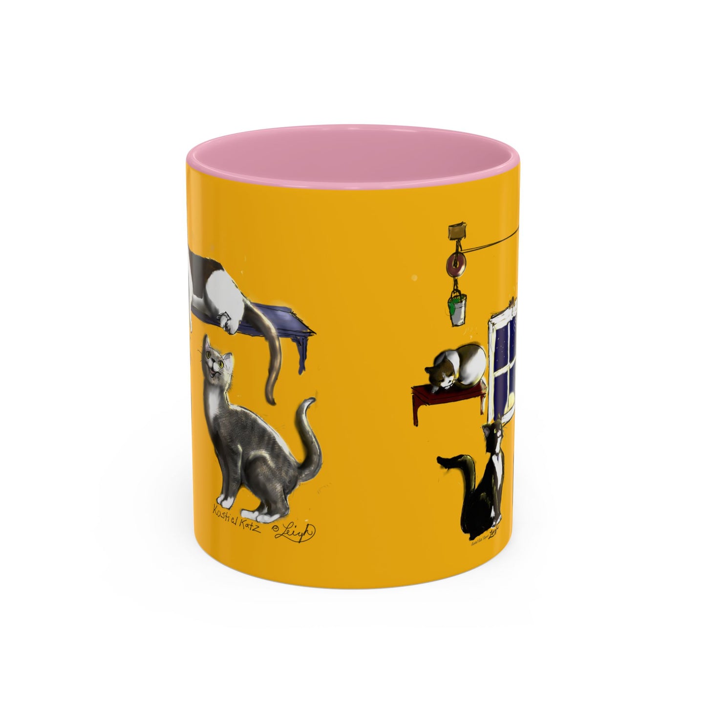 Kostial Katz Colorful Mugs (11oz, 15oz)