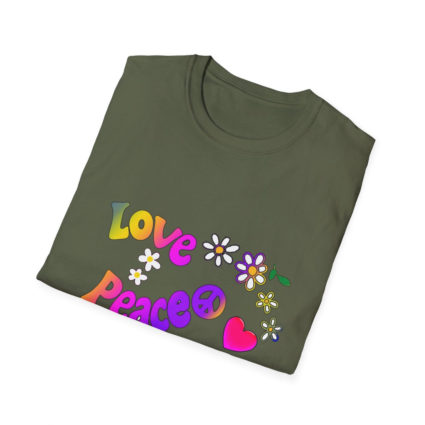 Love and Peace Unisex Softstyle T-Shirt