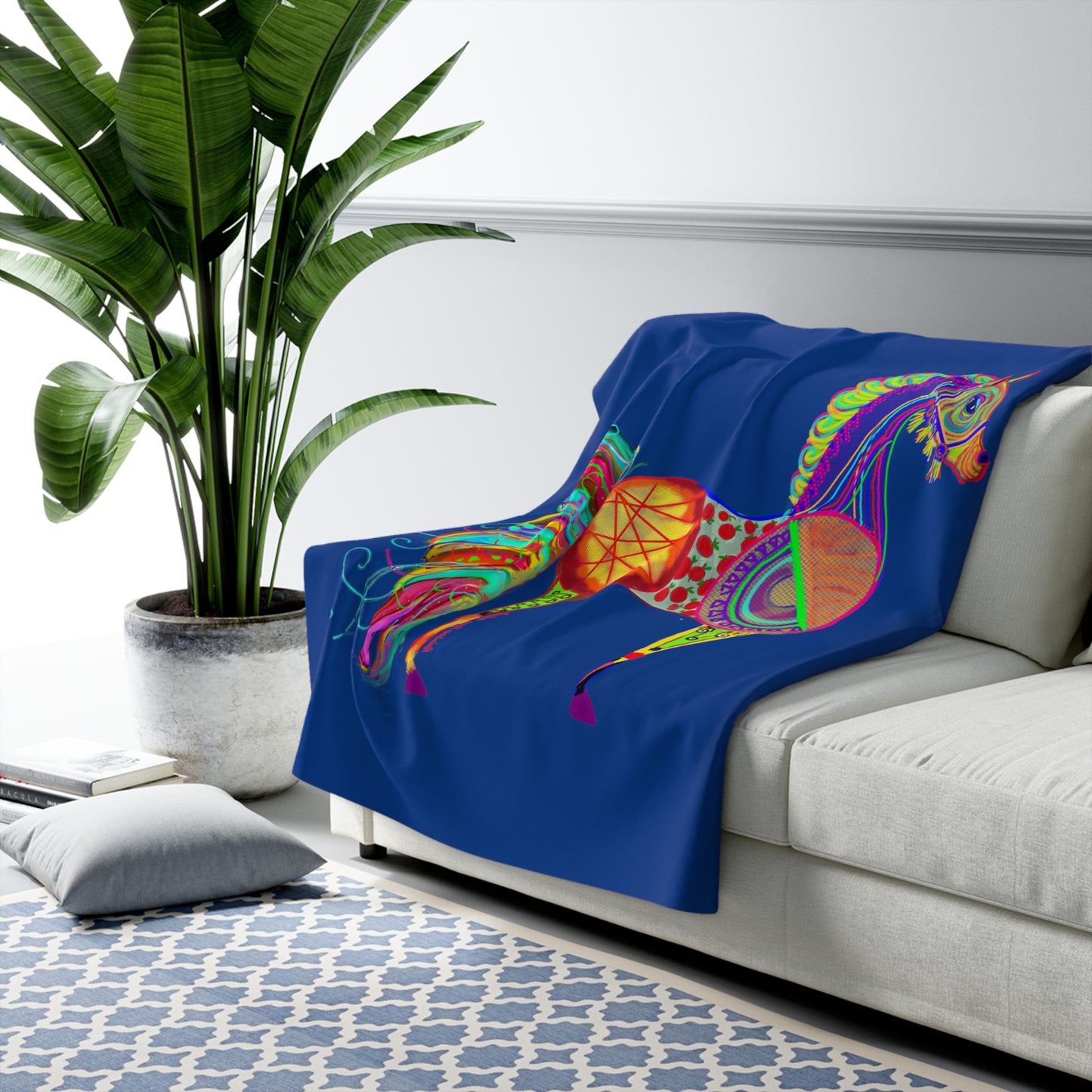 Horse of the Promise - Sherpa Fleece Blanket