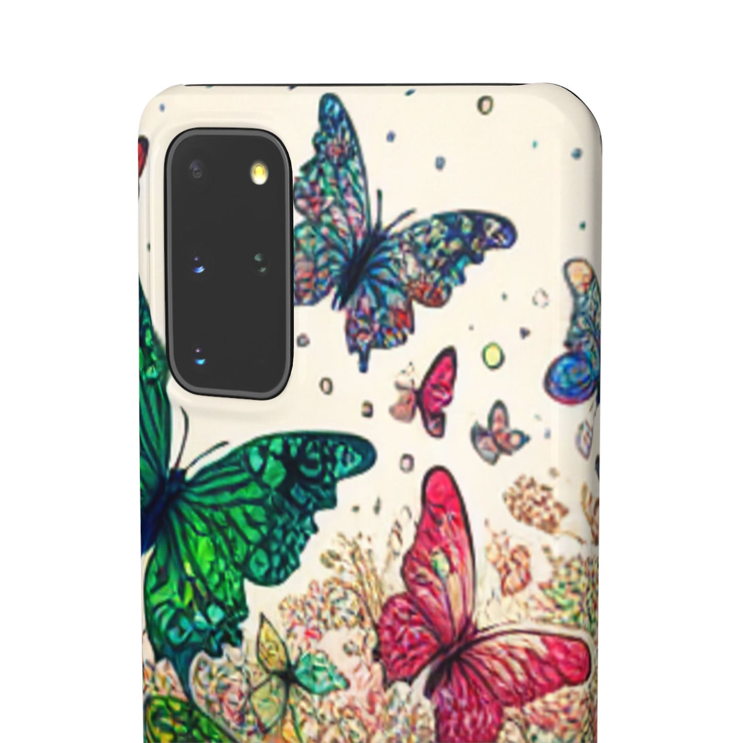 Colorful Butterfly Snap Cases, Over 50 types of Phone Covers, Floral Design, Spring Decor, Eco-Friendly Gift