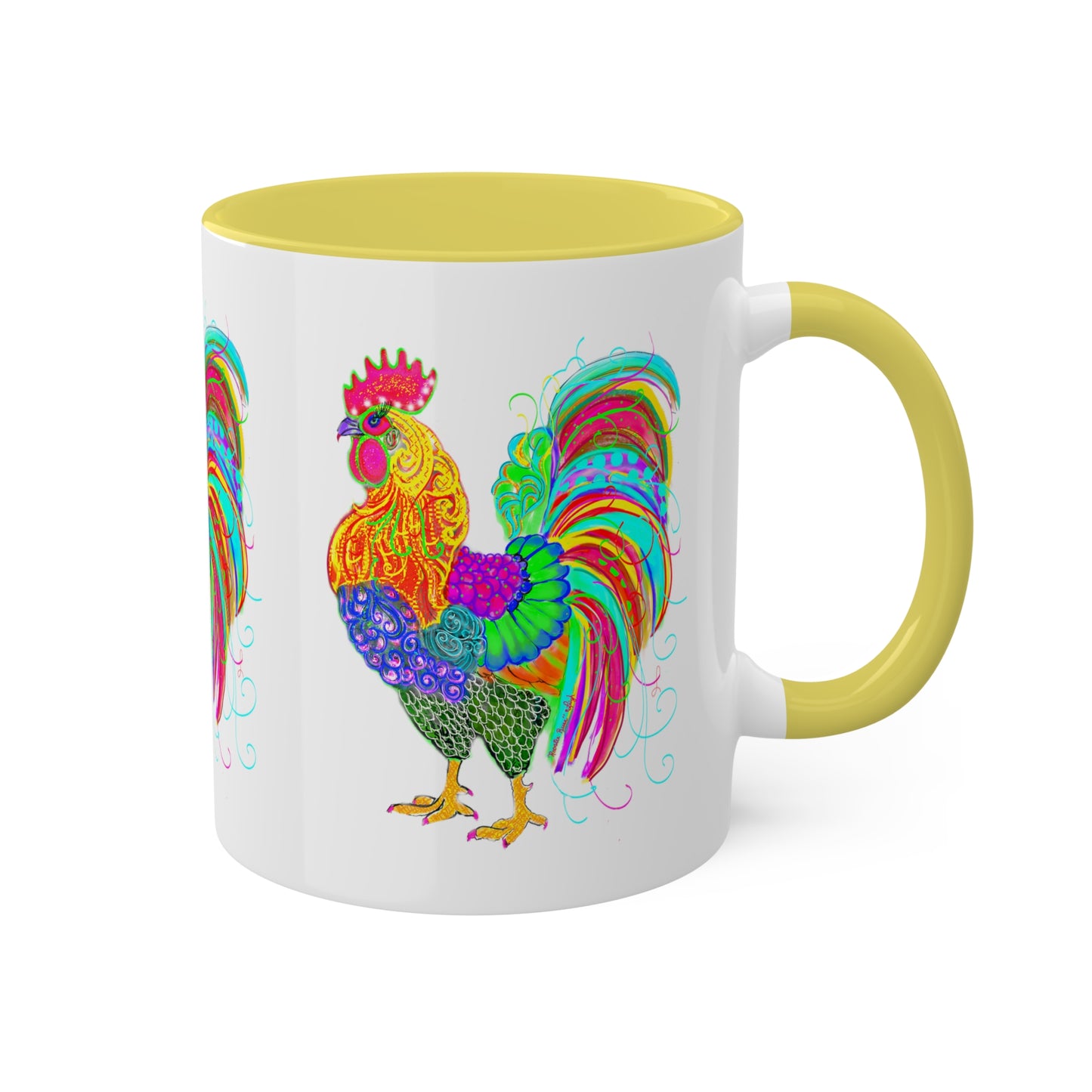Rooster's Ruse - Colorful Mugs, 11oz