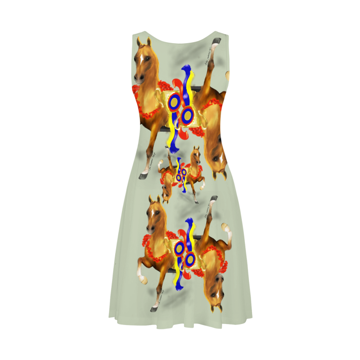 skater dress, horses, champion