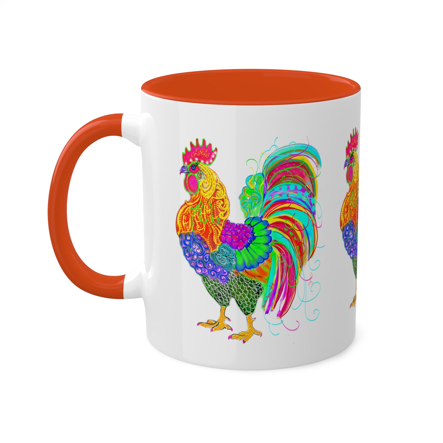 Rooster's Ruse - Colorful Mugs, 11oz