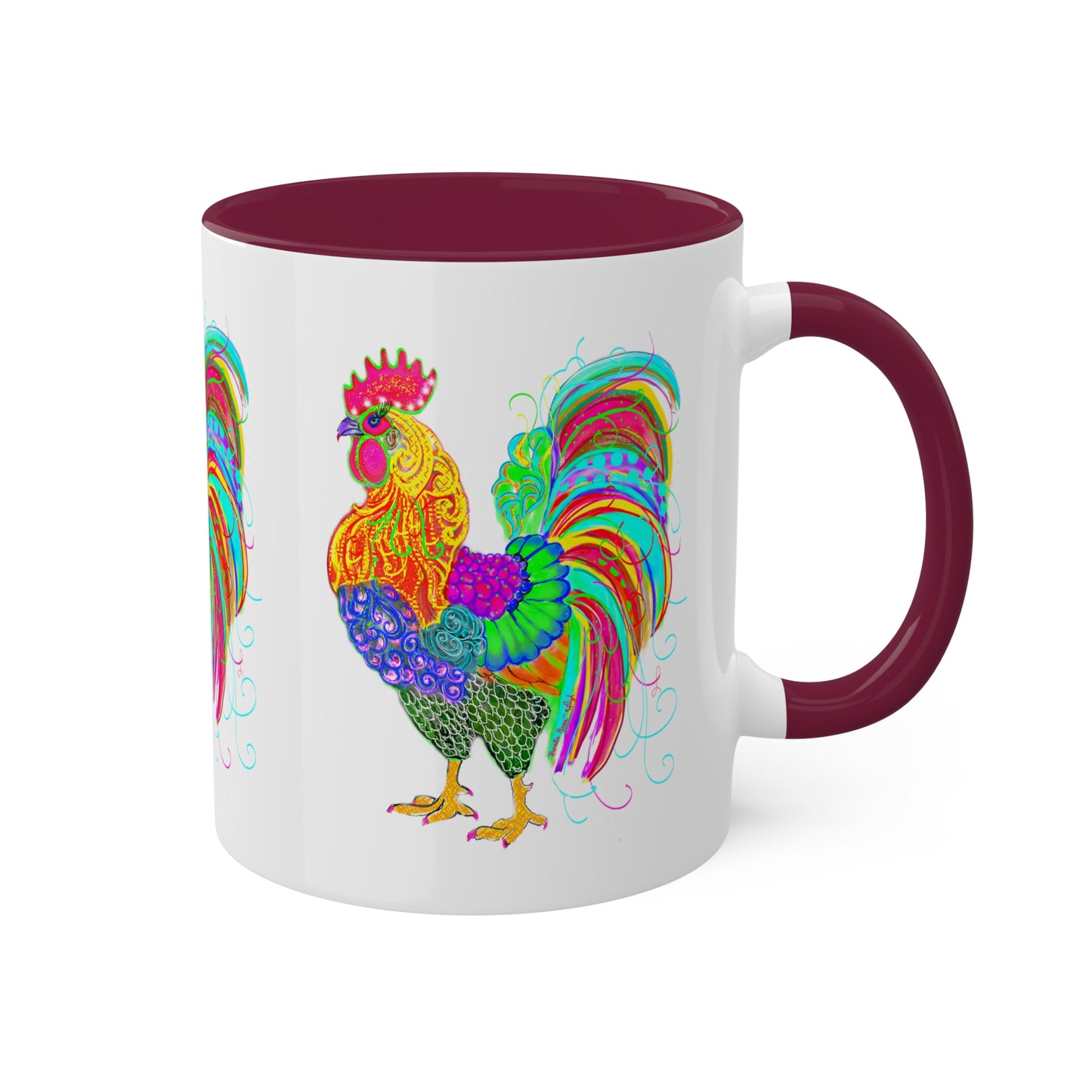 Rooster's Ruse - Colorful Mugs, 11oz