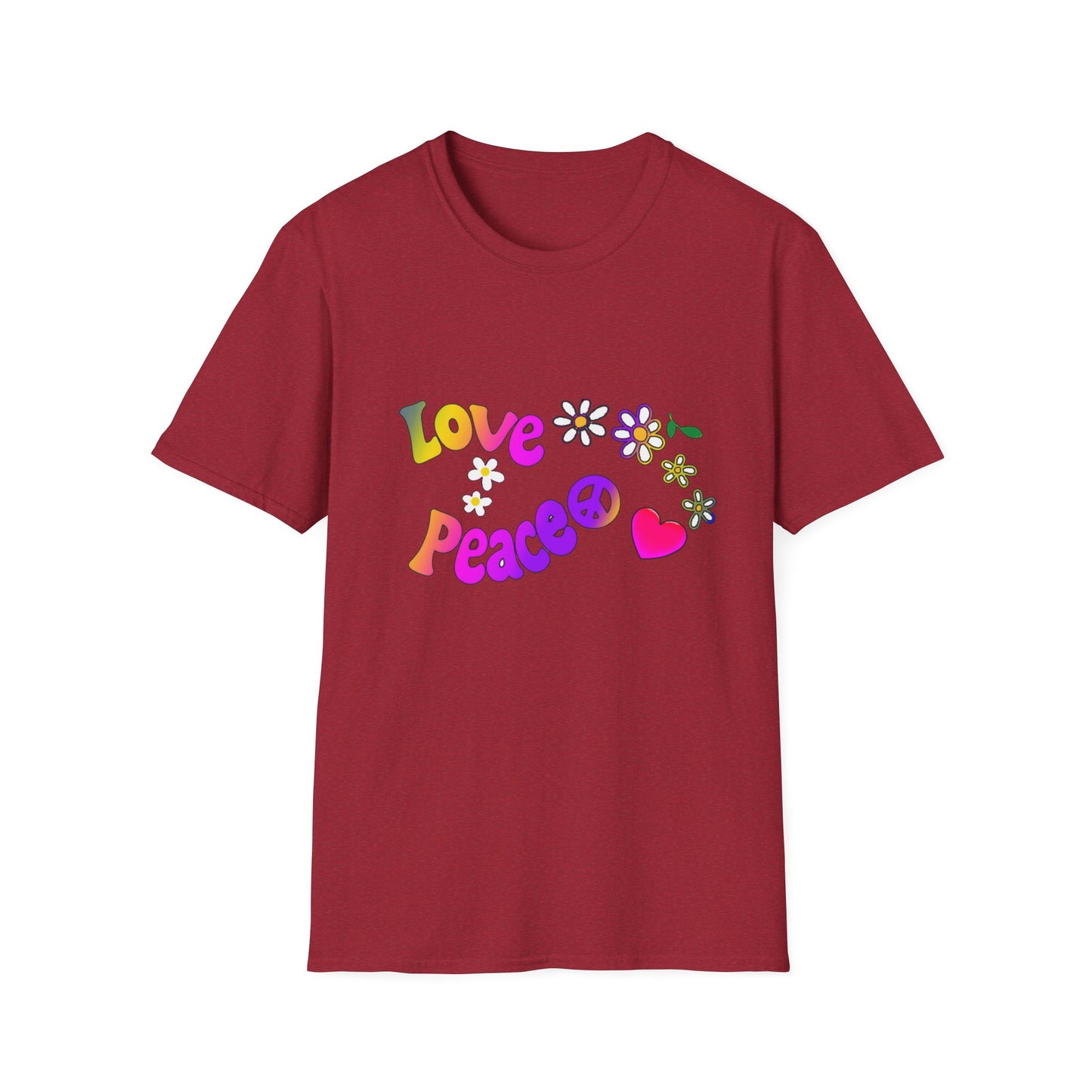 Love and Peace Unisex Softstyle T-Shirt