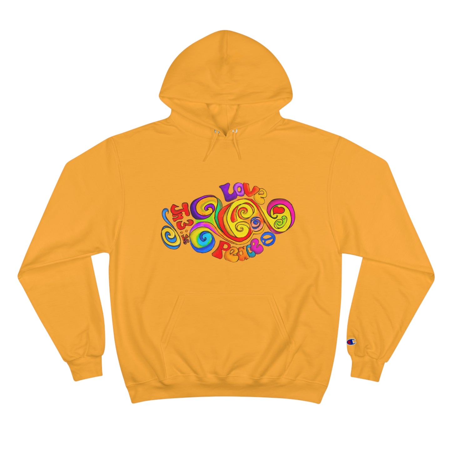Groovy Love & Peace Champion Hoodie